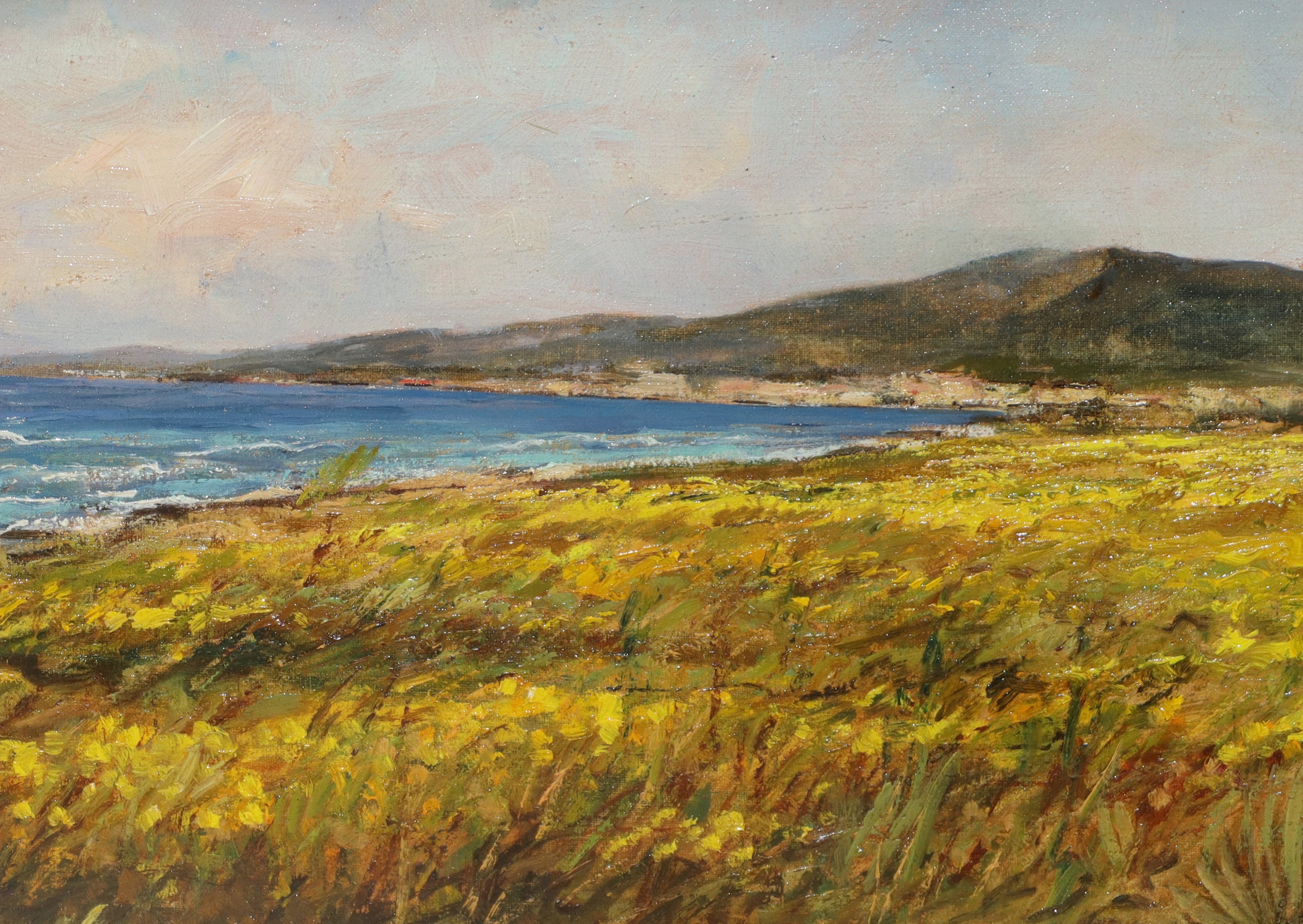 Bruno Guaitamacchi - Paesaggio con Marina a Fontane Bianche Siracusa