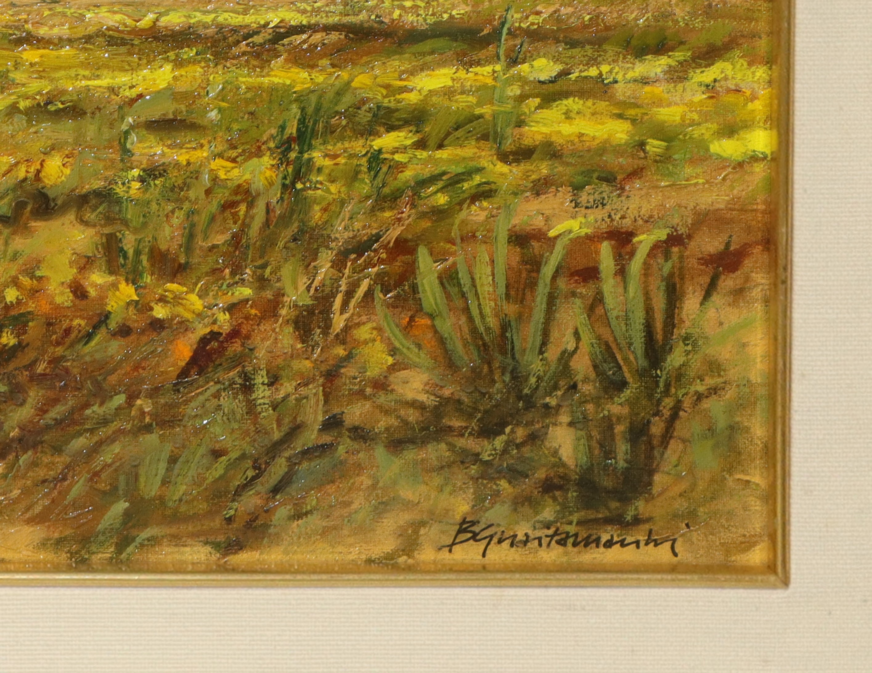 Bruno Guaitamacchi - Paesaggio con Marina a Fontane Bianche Siracusa