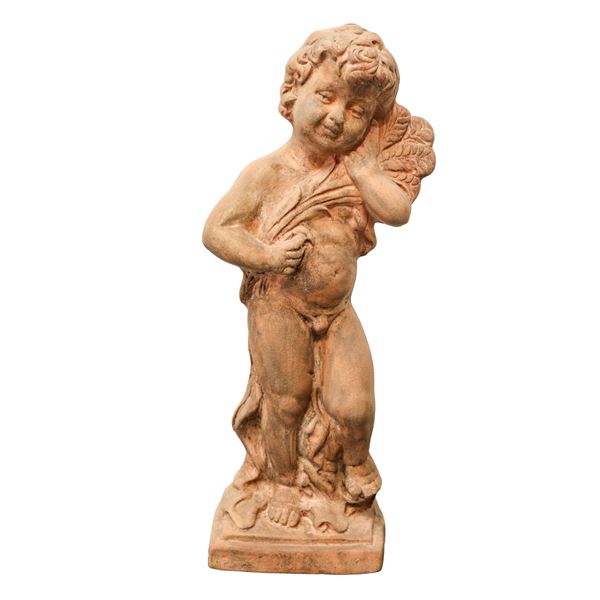 Putto in terracotta