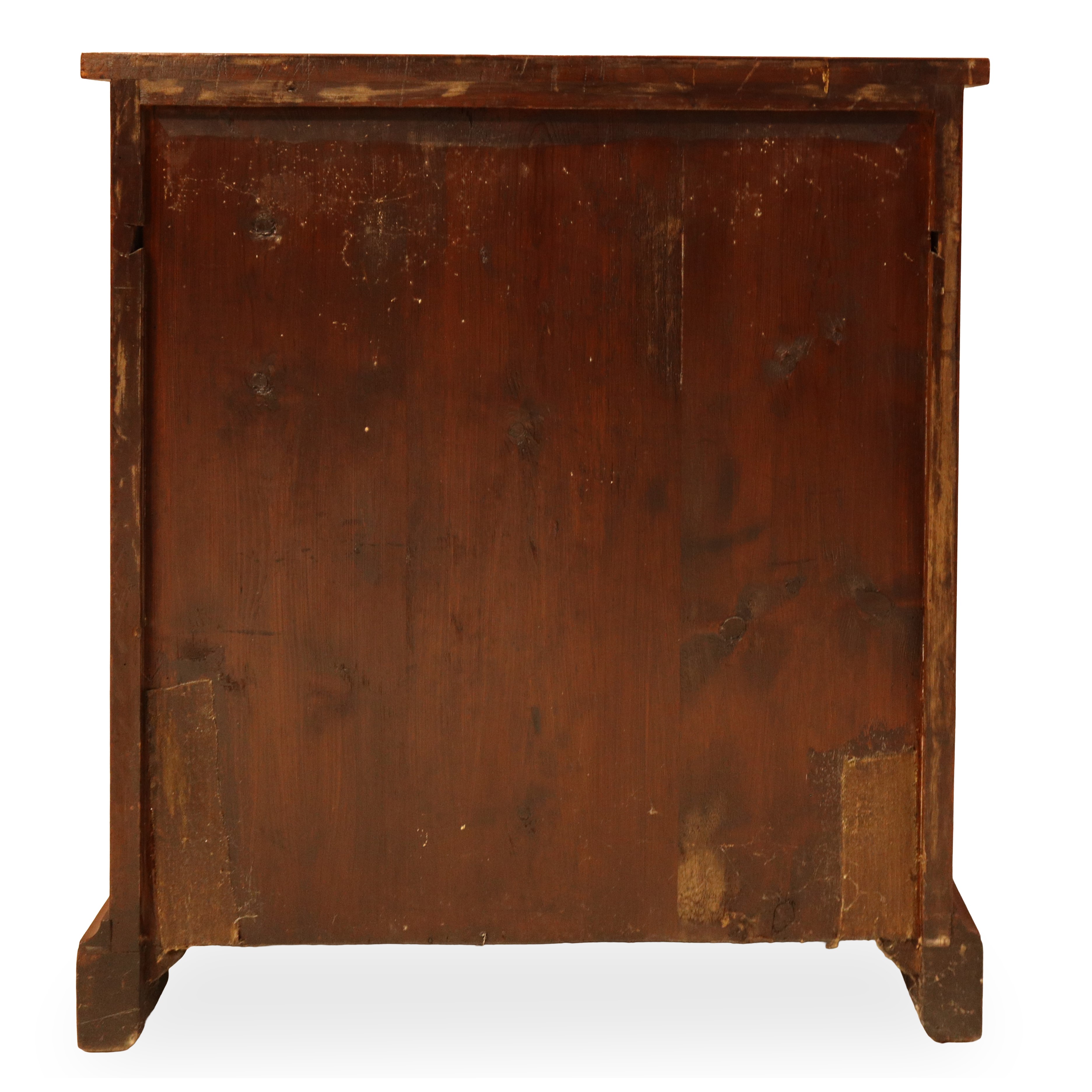 Credenza Basso in Legno di Mogano, Cassetto Sottopiano