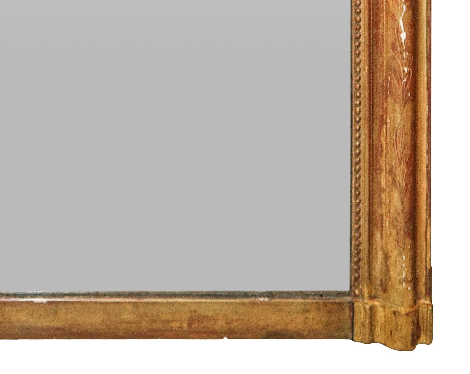 Specchiera in legno dorato, specchio da parete