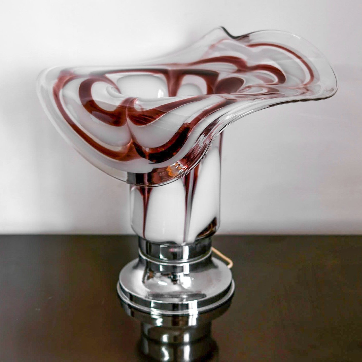 Mazzega - Lampada da tavolo in vetro di Murano policromo