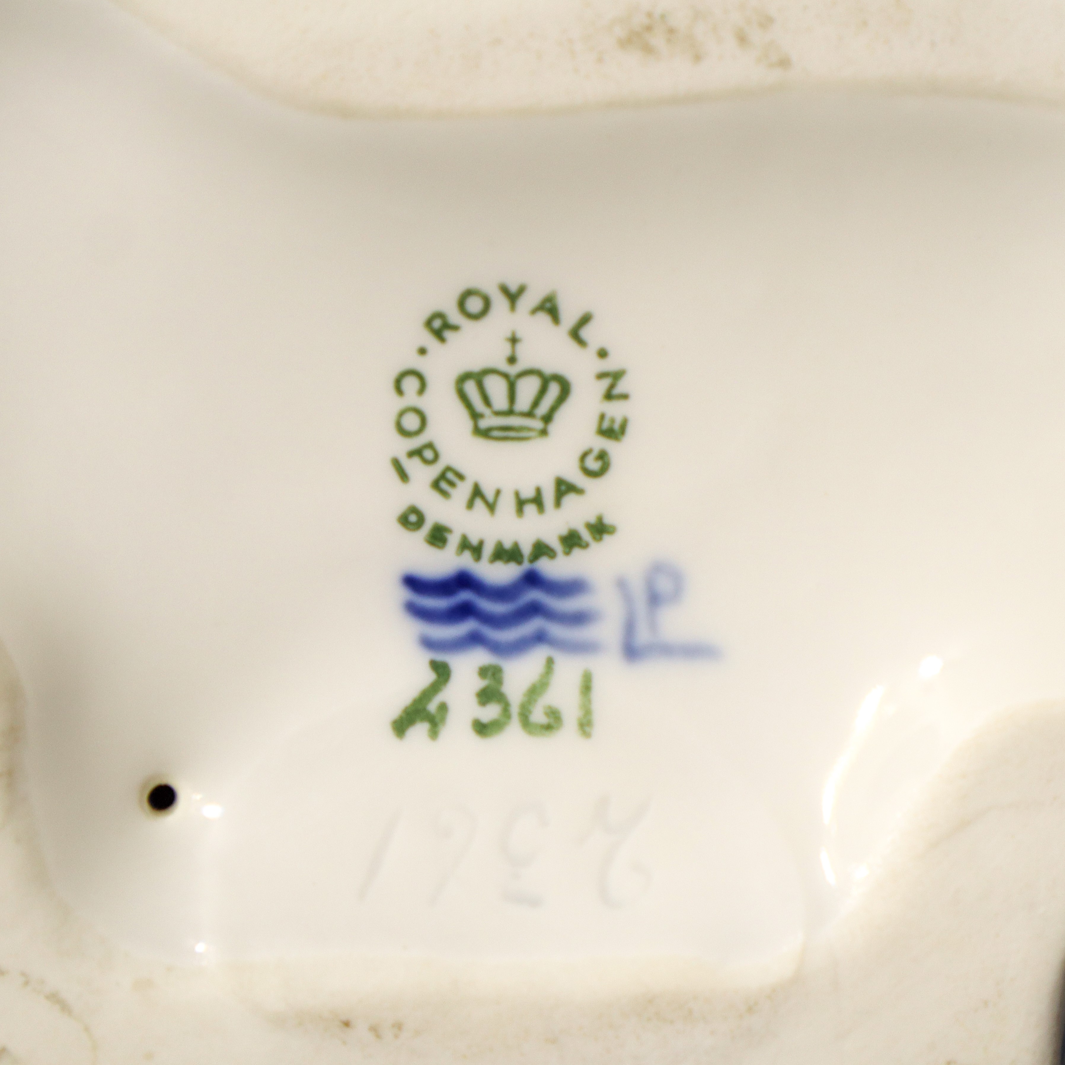 Royal Copenhagen Denmark - Fauno con uva (modello 2361)