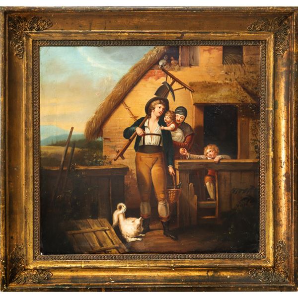 La partenza per il lavoro dei campi