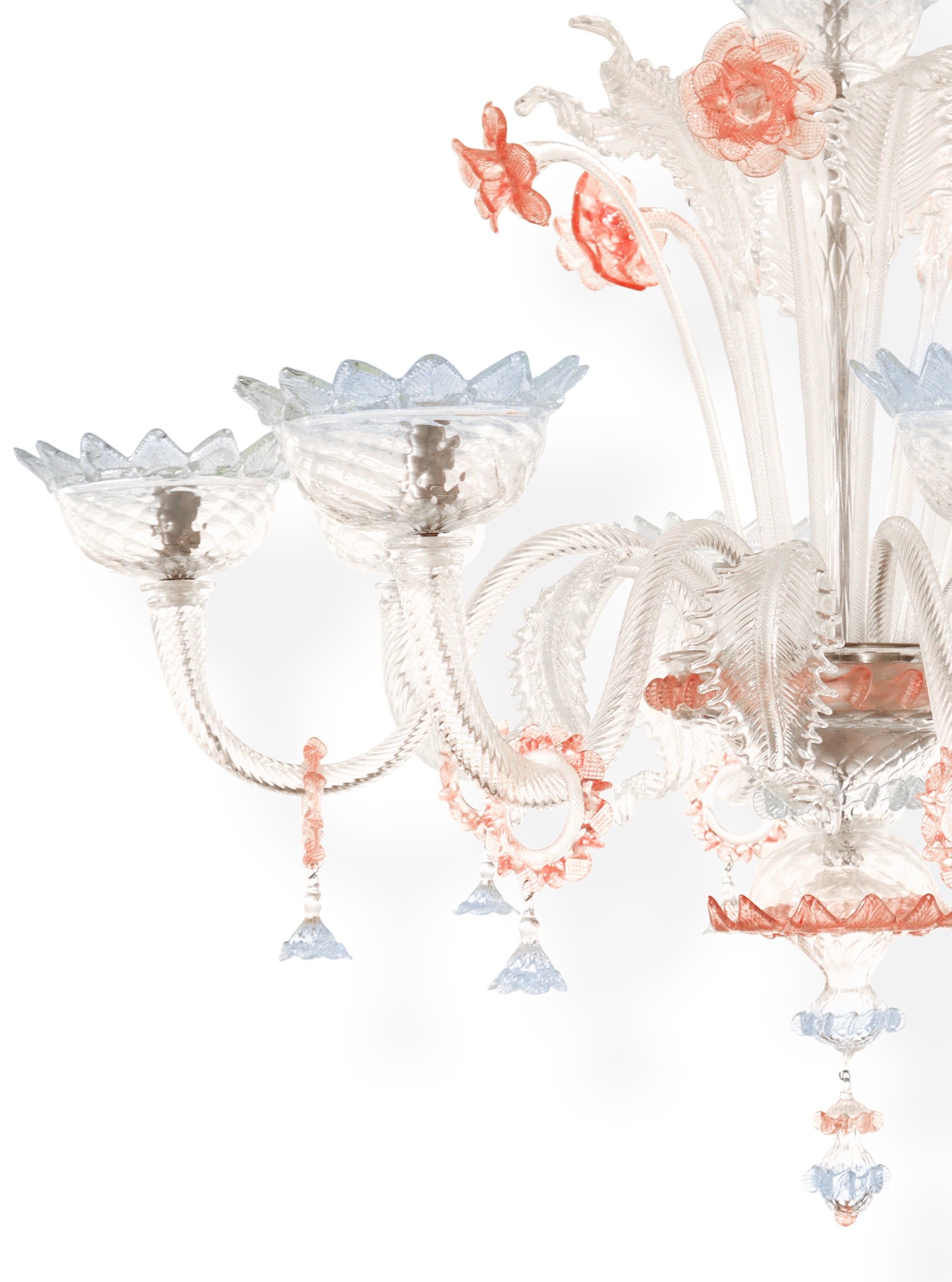 Lampadario in Vetro di Murano Policromo