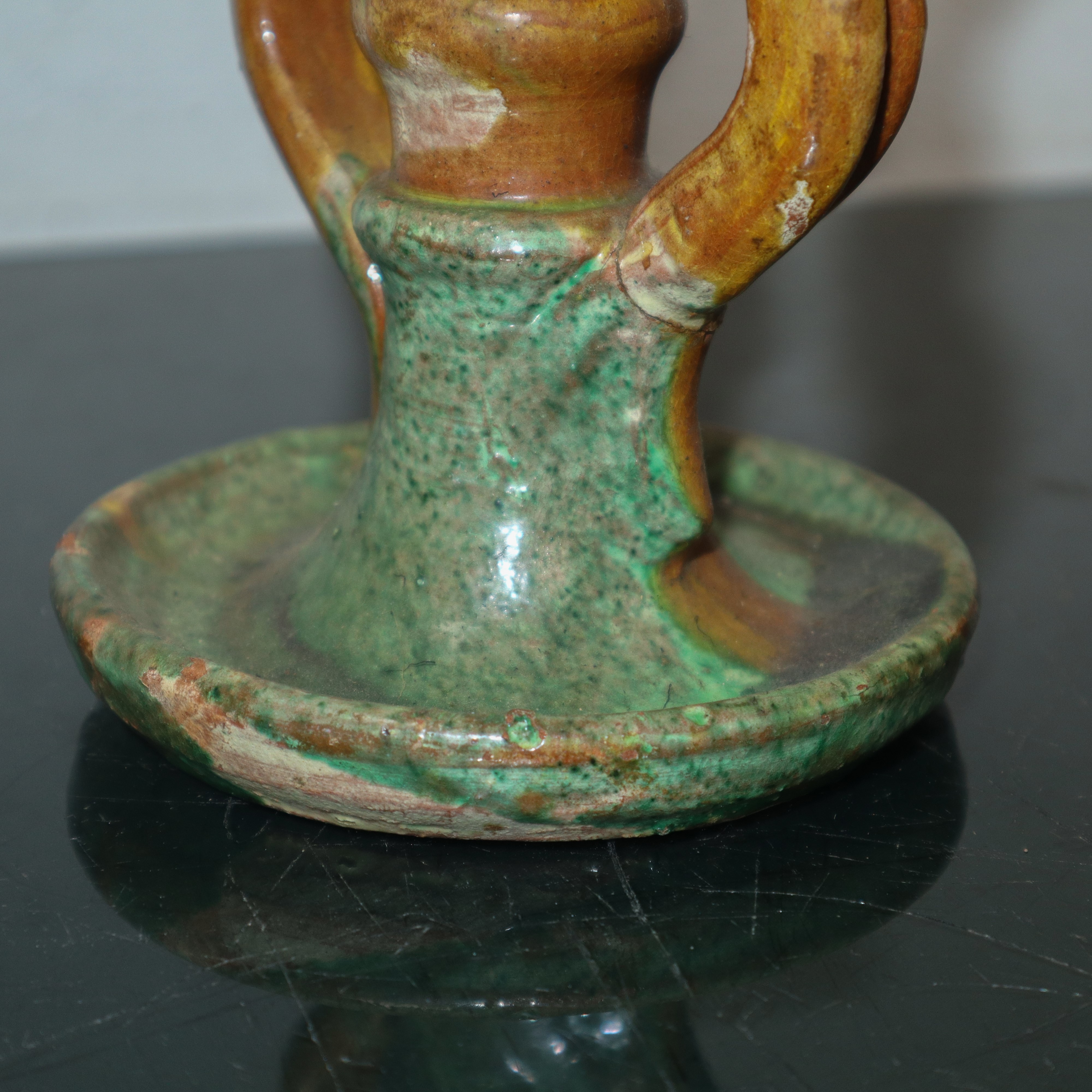 Bugia in Maiolica Smaltata e Policroma di Caltagirone