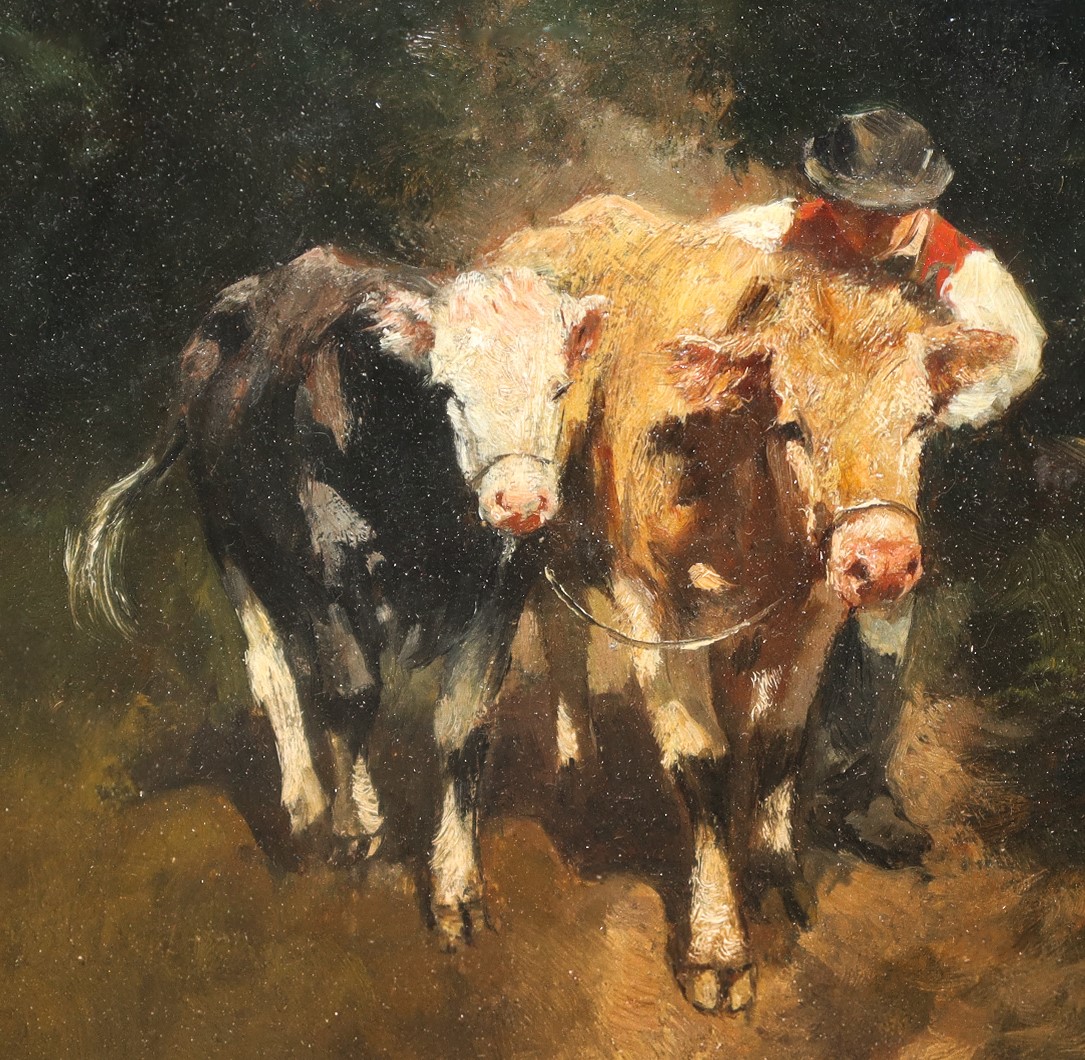 Contadino con Buoi