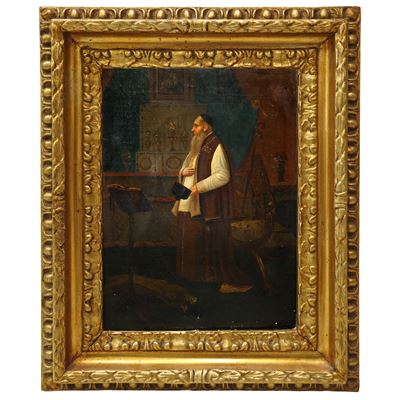 Sacerdote Ortodosso in un Interno