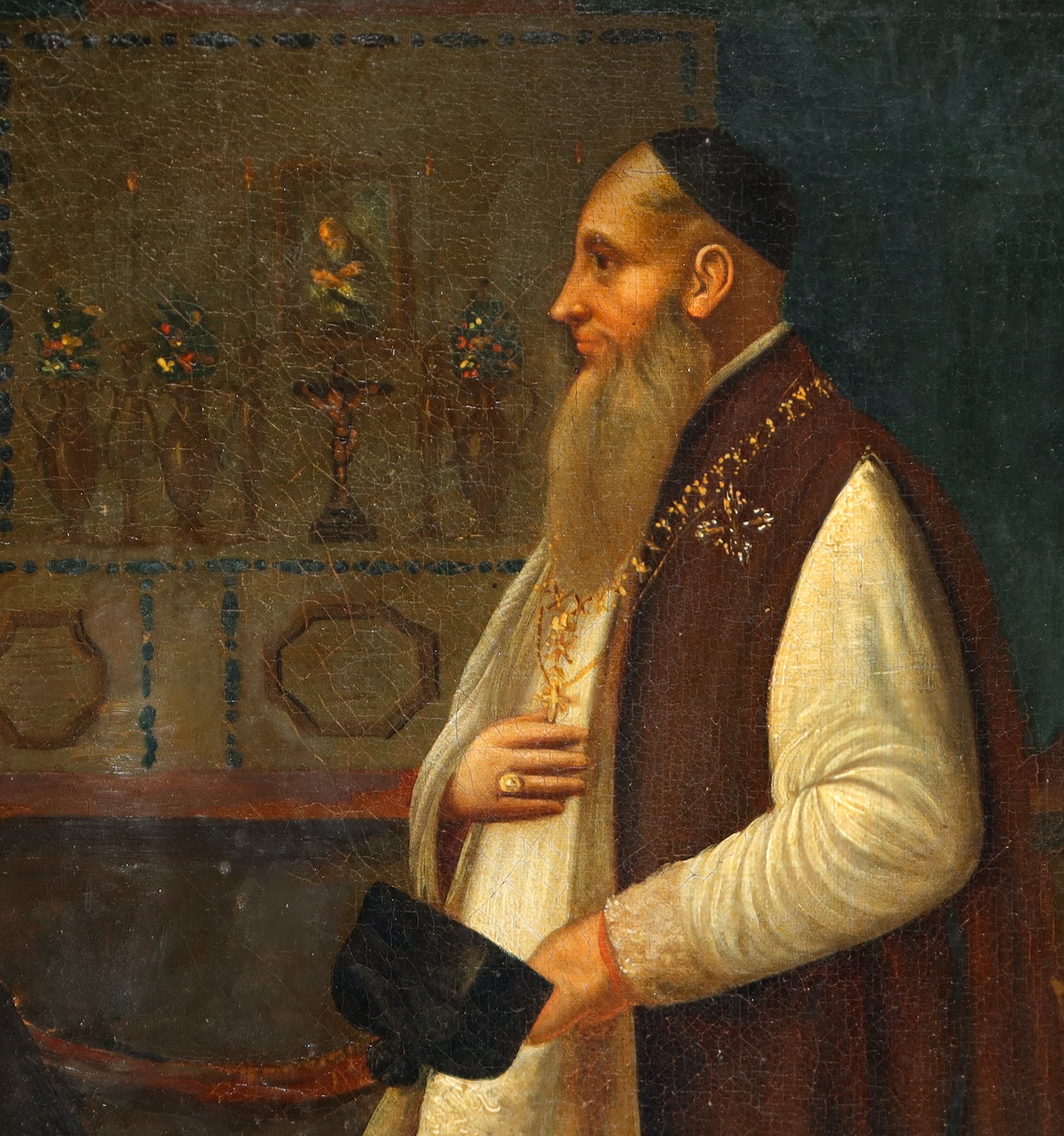 Sacerdote Ortodosso in un Interno