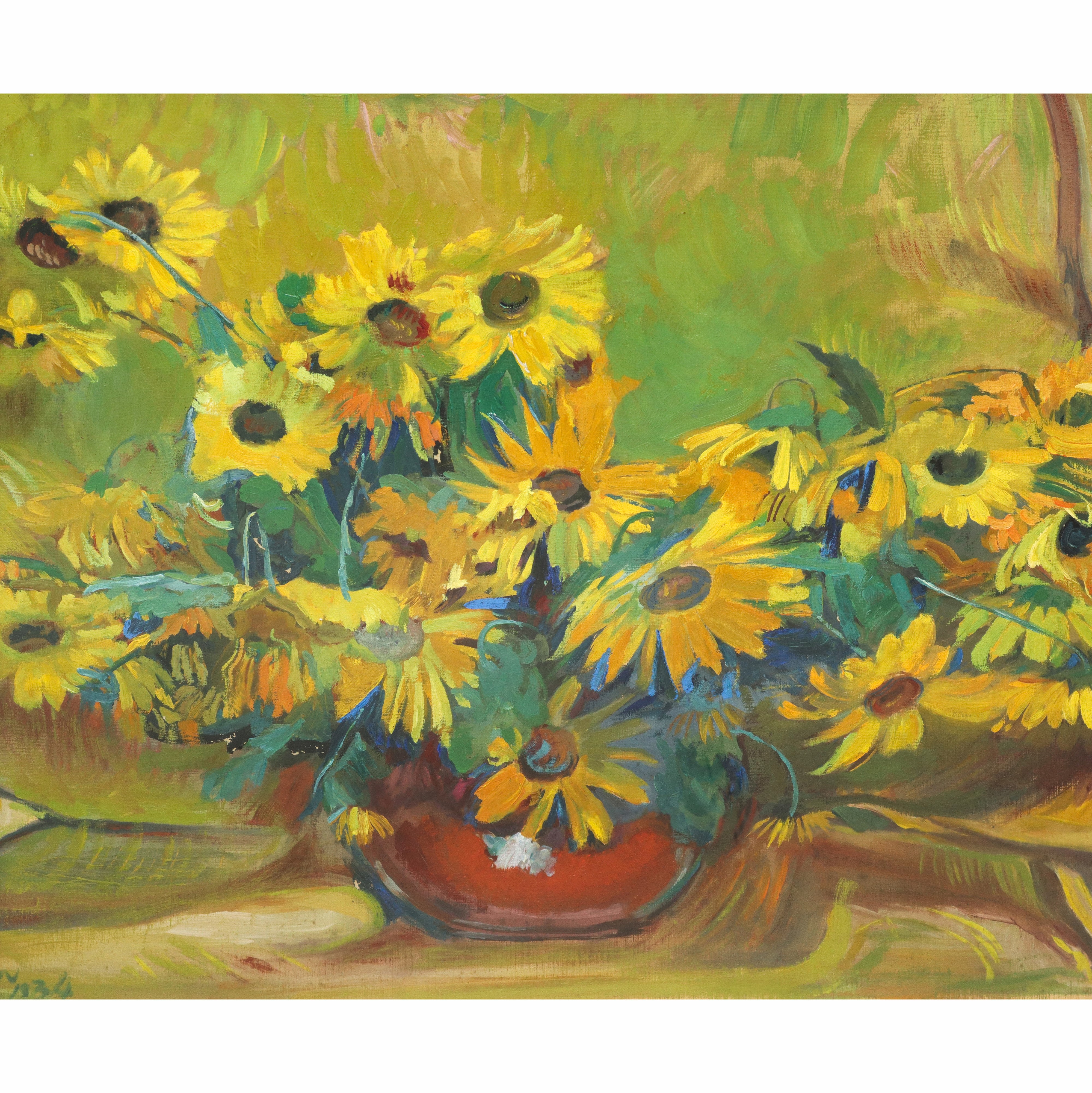 Natura Morta di Girasoli