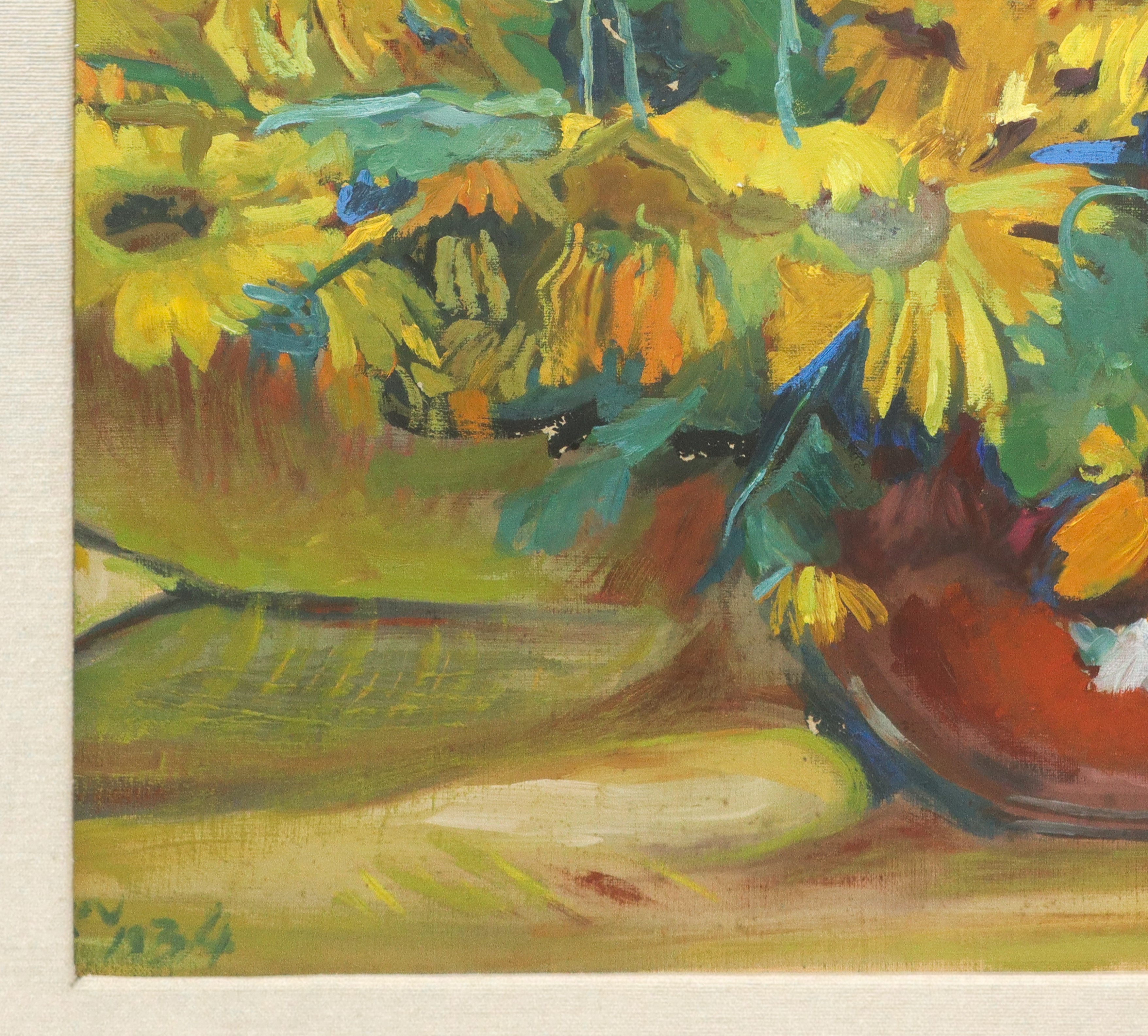 Natura Morta di Girasoli