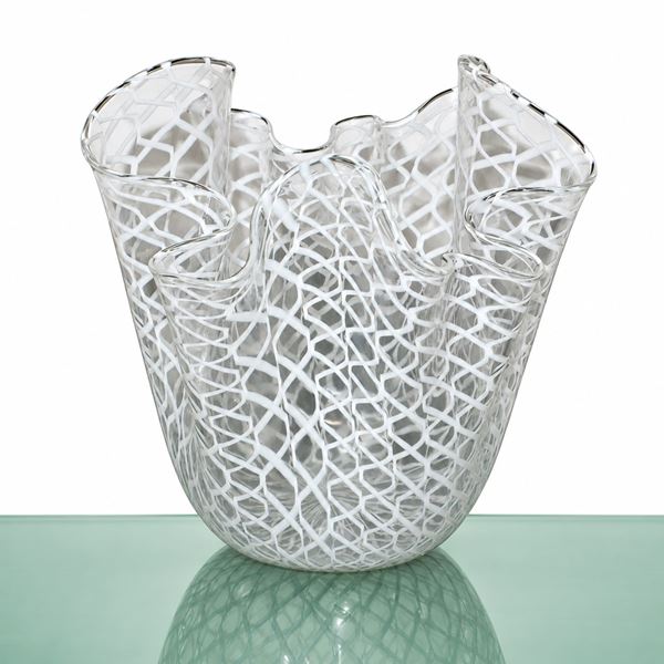 Fulvio Bianconi per  Venini - Vaso modello "fazzoletto"