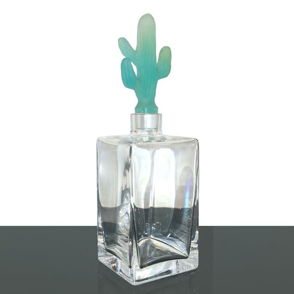 Joseph Hilton McConnico per Daum France - Caraffa da wisky  in cristallo modello cactus