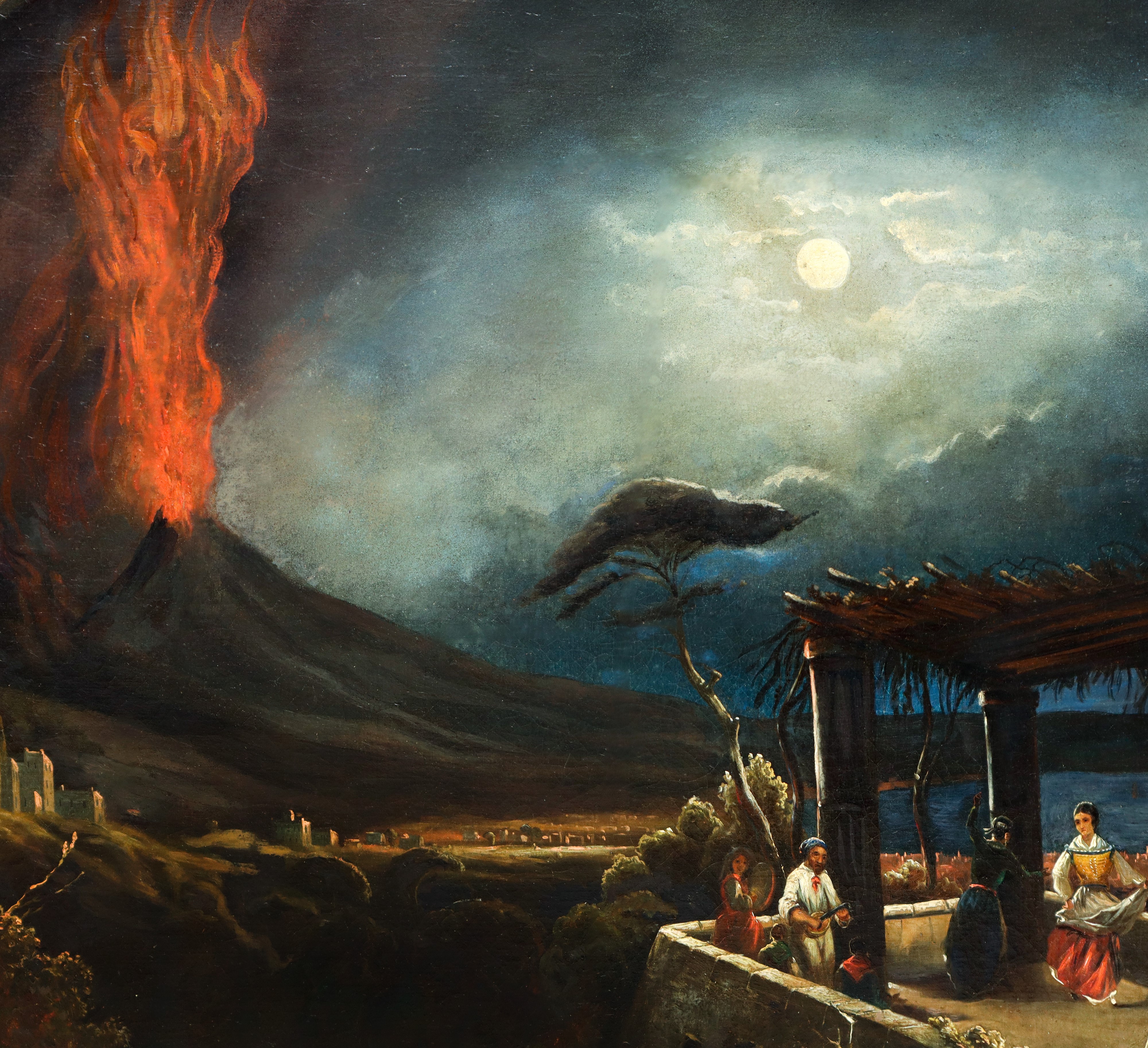 Joseph Rebell - Eruzione Notturna del Vesuvio