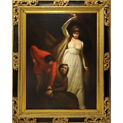 Donna Menzia Libera Gil Blas dalla Prigionia nella Caverna di Donna Leonarda