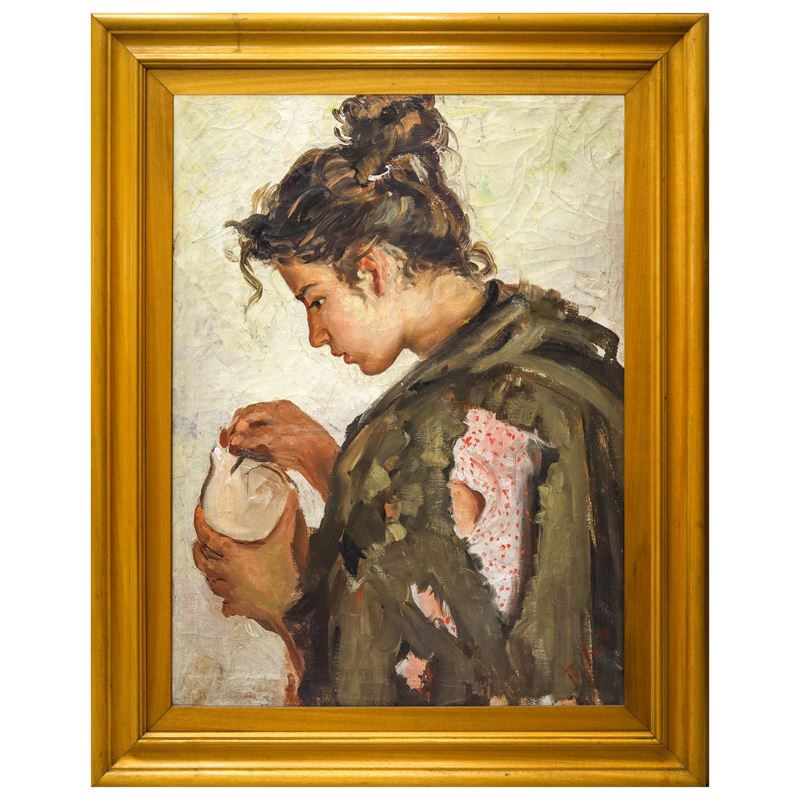 Figura di Donna di Profilo