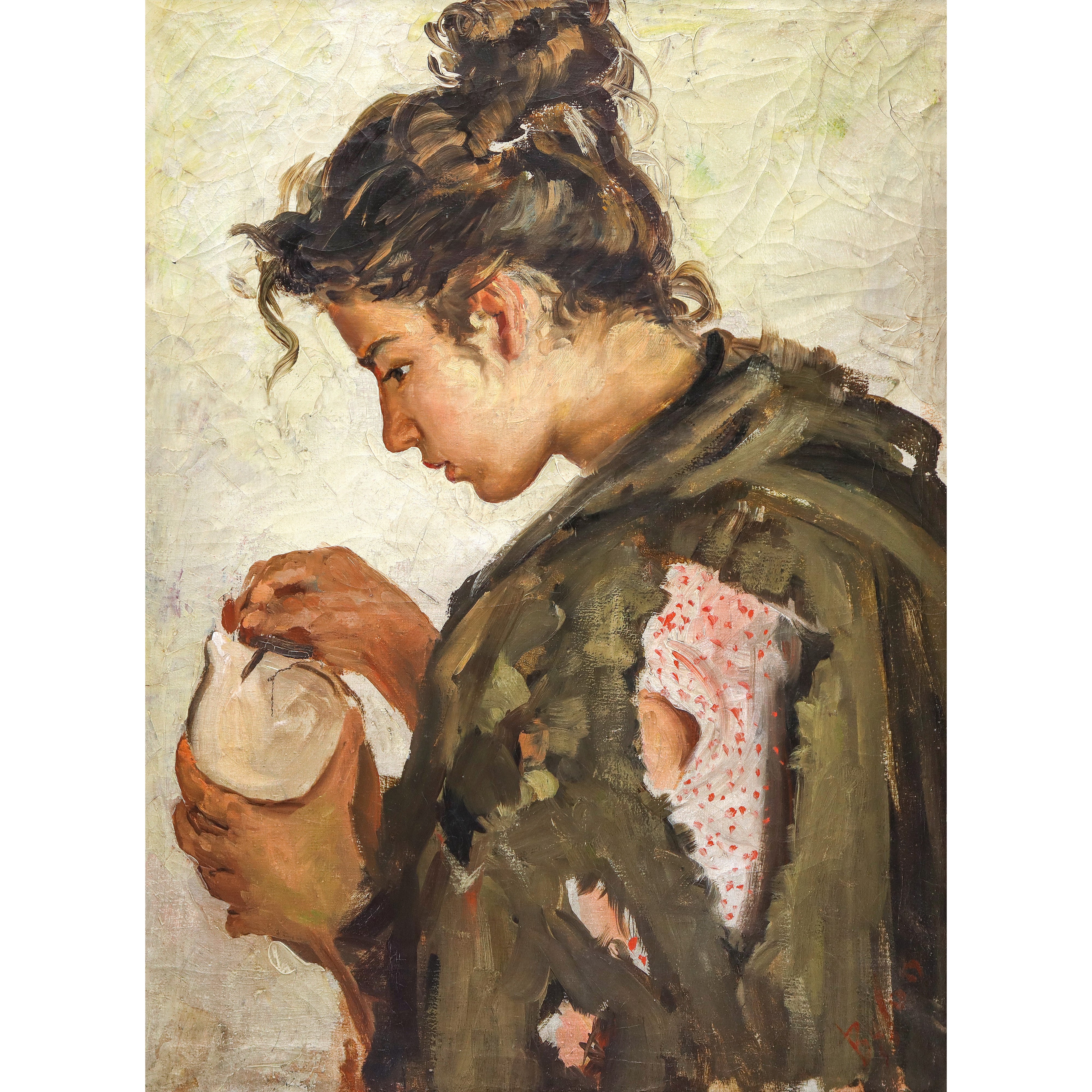 Figura di Donna di Profilo