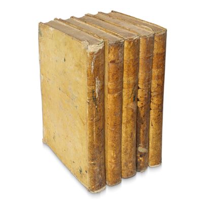 Vocabolario degli Accademici della Crusca Impressione Napoletana Secondo gli Ultimi di Firenze N°...