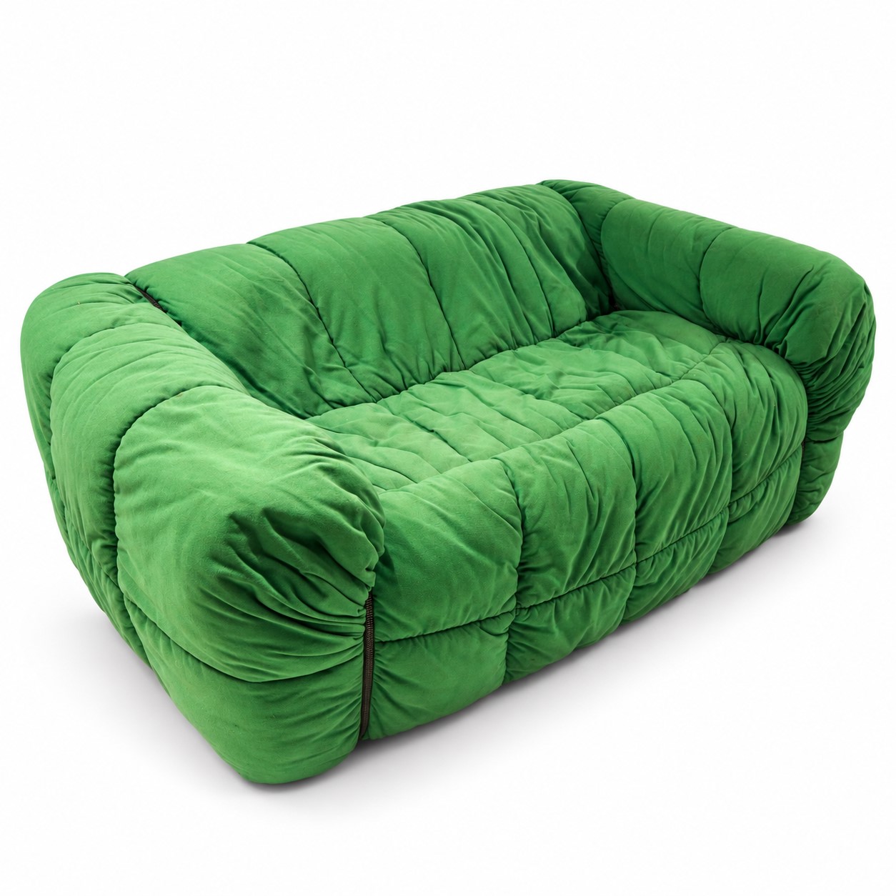 Cini Boeri per Arflex - Divano Anni '70 in Tessuto Verde