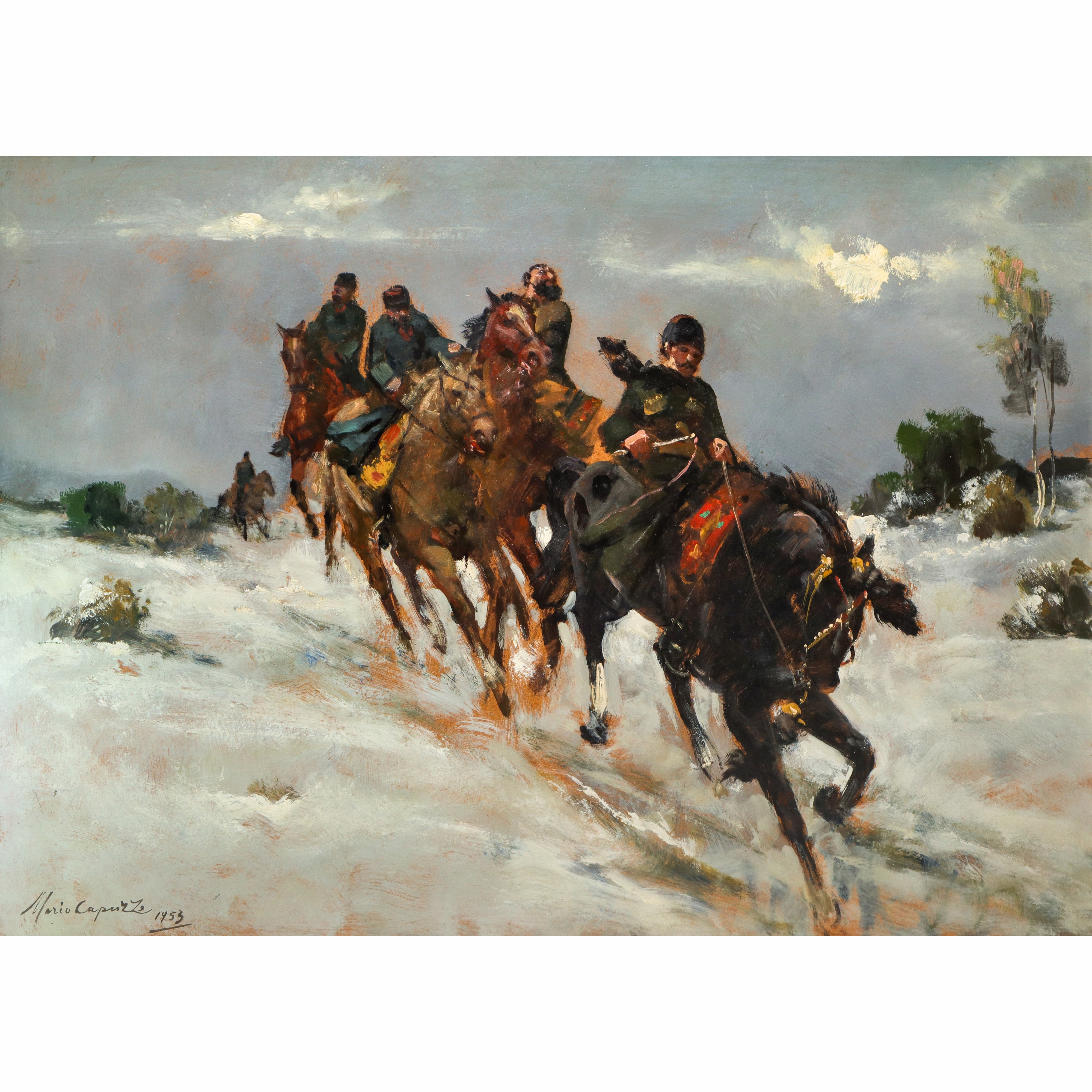 Mario Capuzzo - Cavalcata di Cosacchi