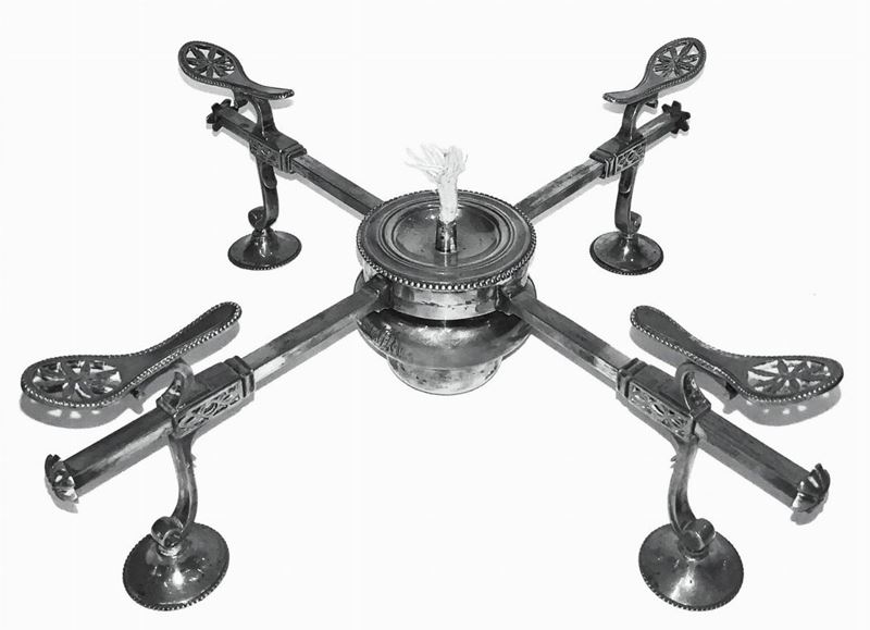 Burrage Davenport - Scaldavivande in Argento Sterling