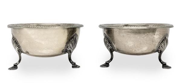 Pair of silver composters