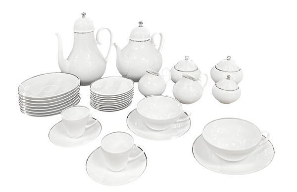 Rosenthal Studio-linie, Germany, coffee service with coffee and tea set, 2 milk bowls and 3 sugar bowls.