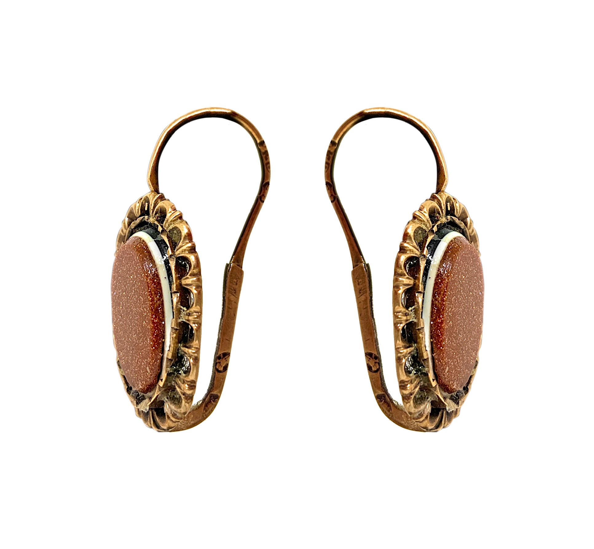 Orecchini in oro a titolo basso