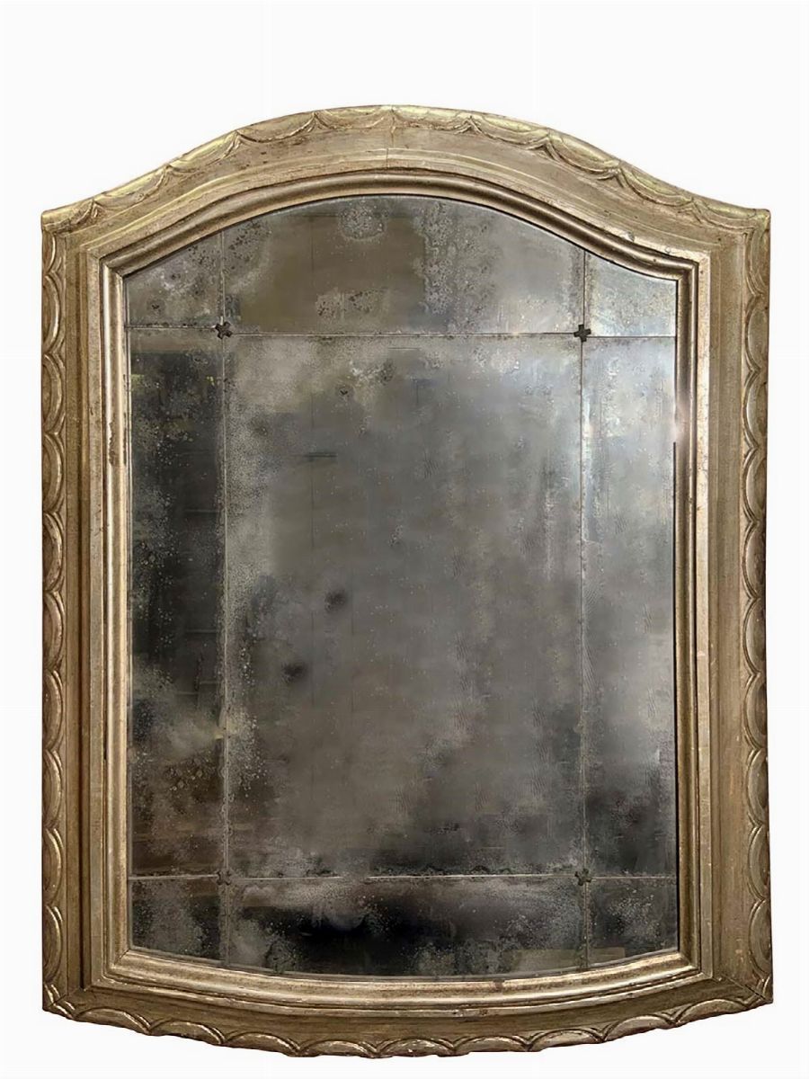 Specchiera, legno dorato a mecca, Sicilia, XVIII secolo