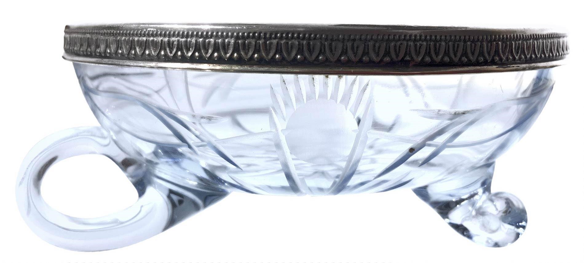 Elegante servizio da macedonia in vetro di Murano