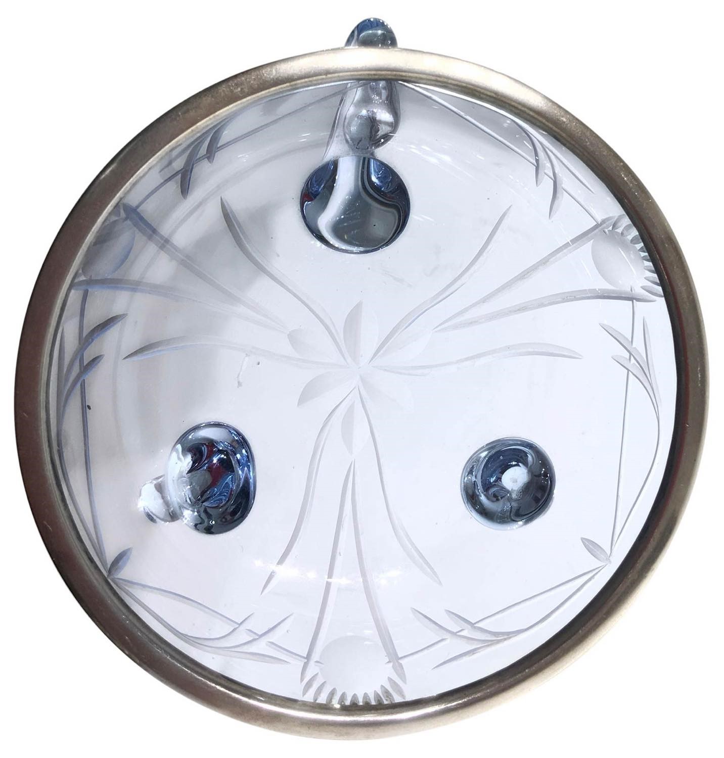 Elegante servizio da macedonia in vetro di Murano