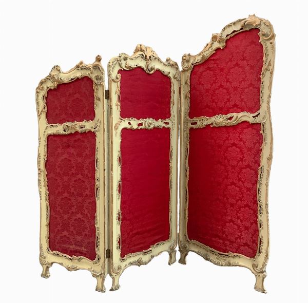 Divider in lacquered wood