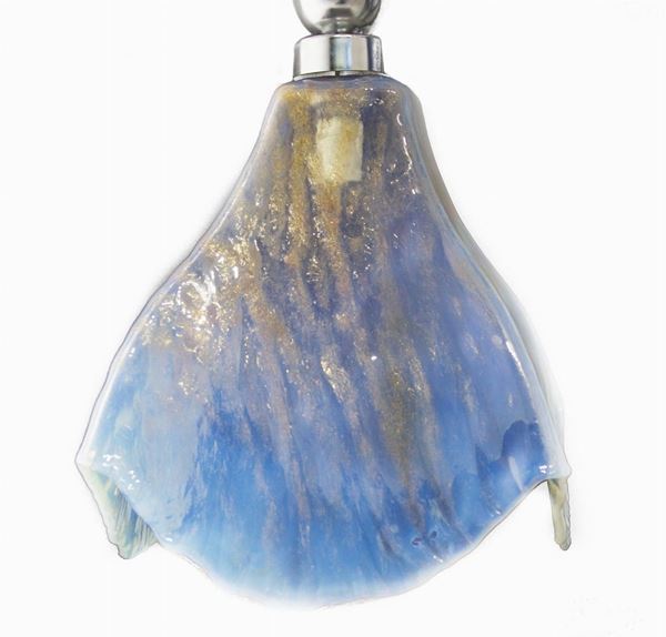 Mazzega - Iridescent glass chandelier