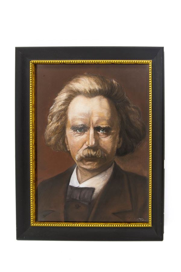 Ritratto di Edvard Grieg. 