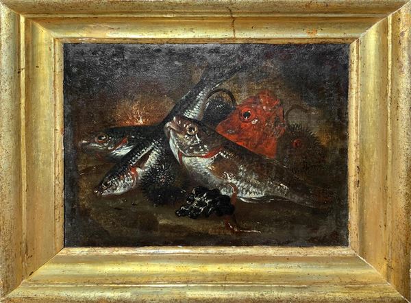 Elena Recco - Still life of fish