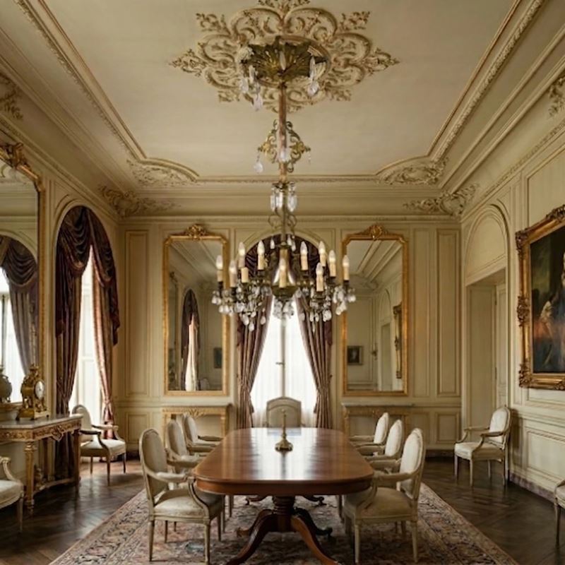 Lampadario in ottone a 18 luci con brindoli in vetro molato