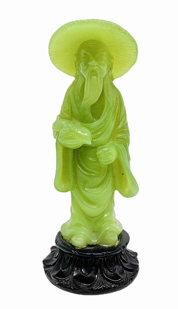 Statuette of the Chinese sage. H 16 cm