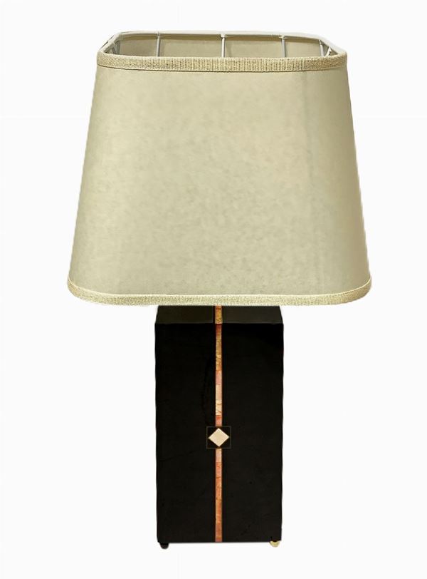 Lampada anni'70 base laccata