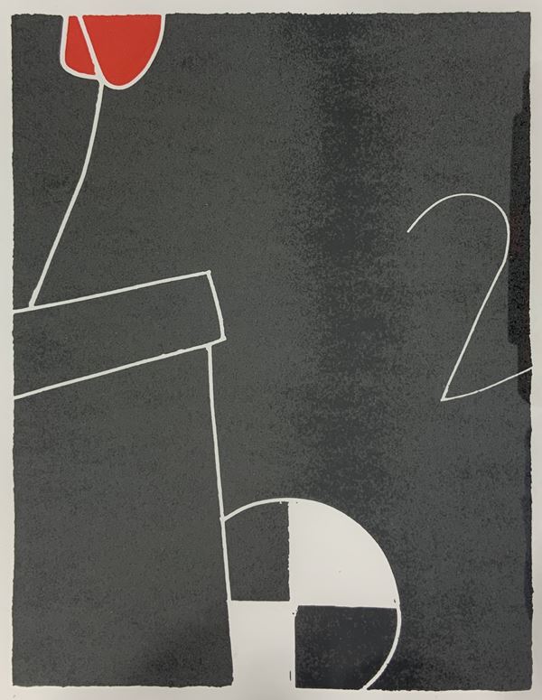 Emilio Tadini - Abstract composition
