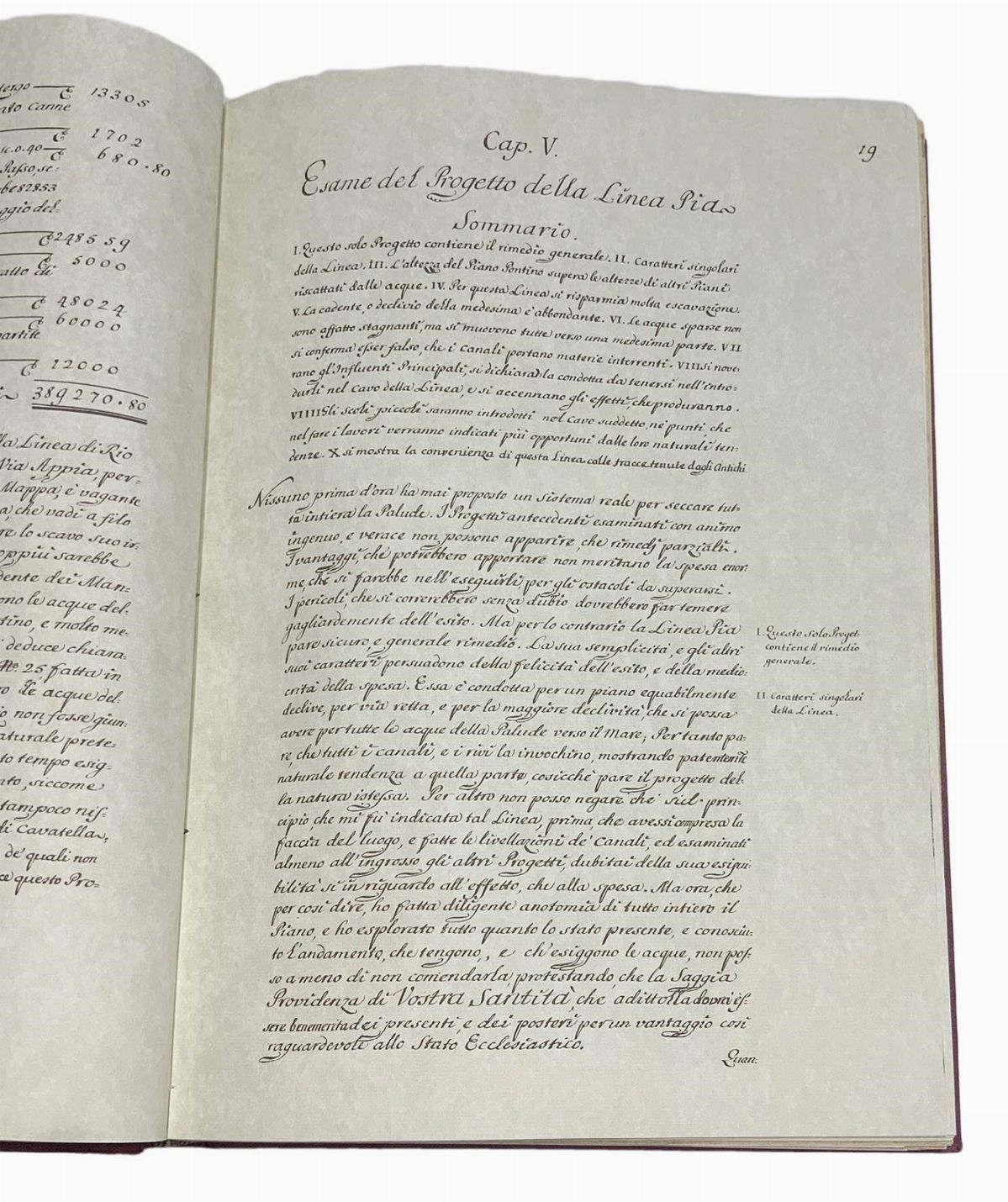 Relazione e Voto dell’ingegnere Gaetano Rappini sopra il disseccamento delle Paludi Pontine alla ...