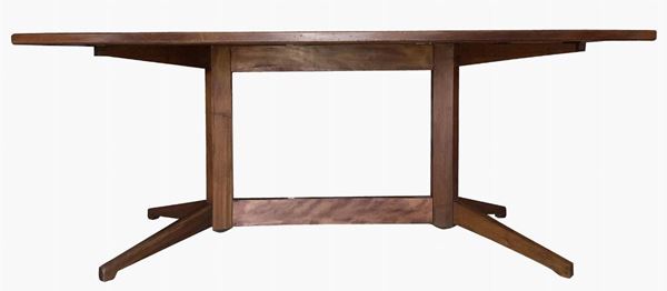 Poggi Arredamenti Snc - Walnut wood table mod TL22