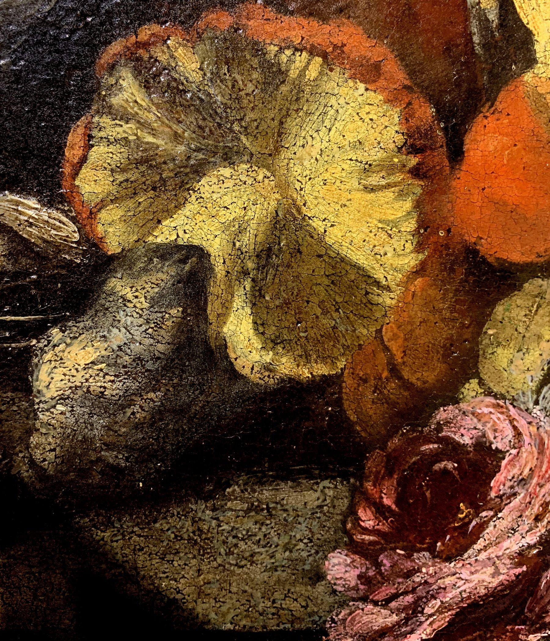 Trionfo di fiori con frutta, selvaggina e gioco di putti