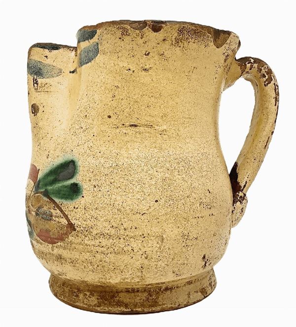 Cannata majolica of Caltagirone, early twentieth century. H 15 cm.