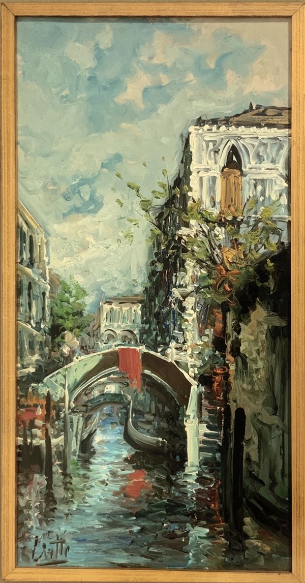 Pietro Virgilio  Lietti - Canale di Venezia