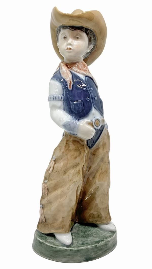 Copenaghen - Porcelain statue depicting Billy
