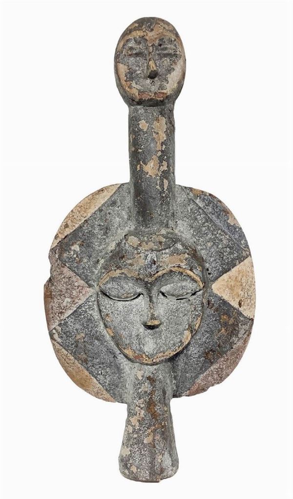 Maschera IBIBO, Eket , Nigeria, seconda metà XX secolo. H cm 68