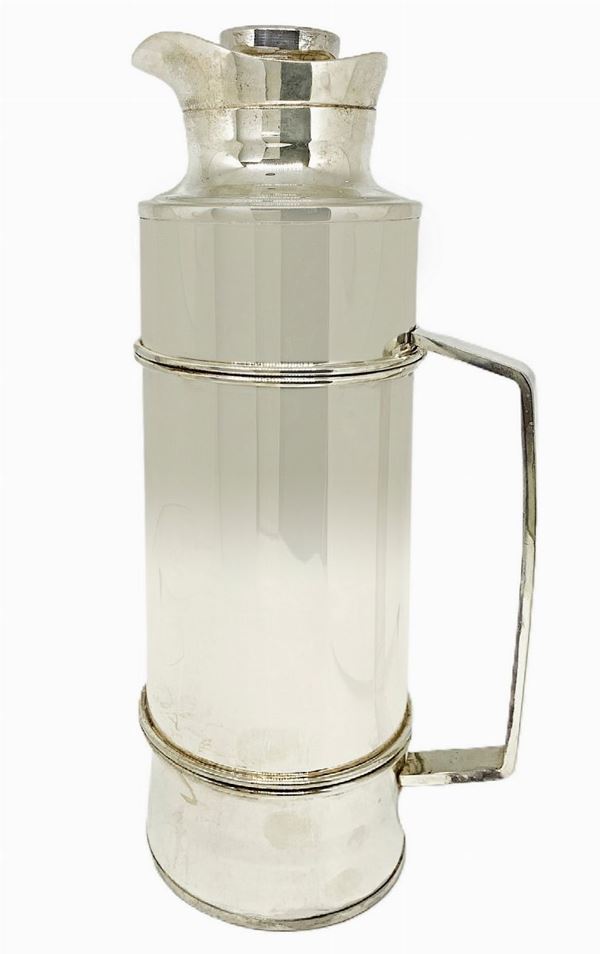 Thermos for coffee in Sheffield, drawers. H 28 cm.