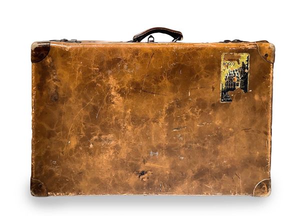 Hard vintage suitcase