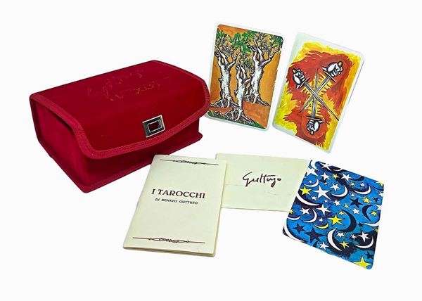 Casket "Tarot" by Renato Guttuso. Art Edition The Duomo Srl, Modena comprehensive international and artist's signature guarantee.