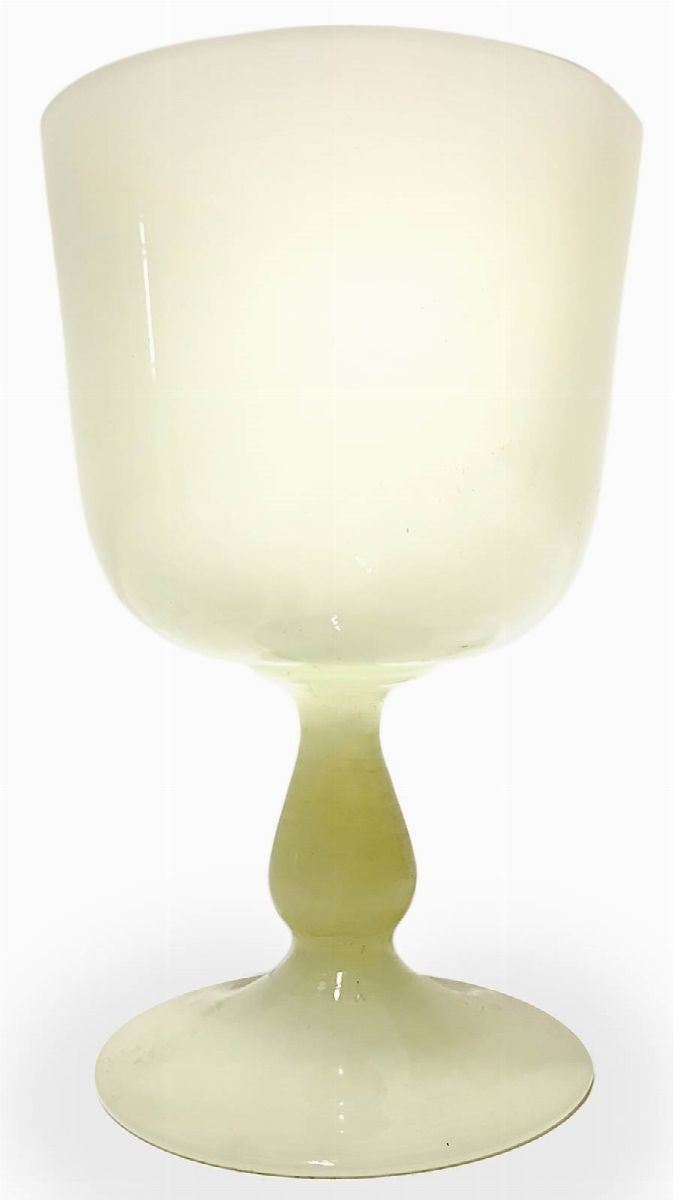 Calice in Opaline Color Verde Acqua